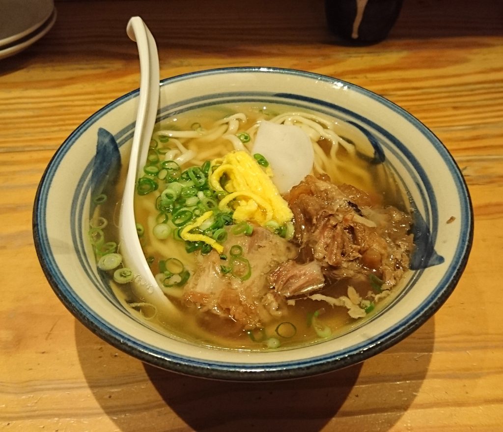 ソーキそばだけの撮影