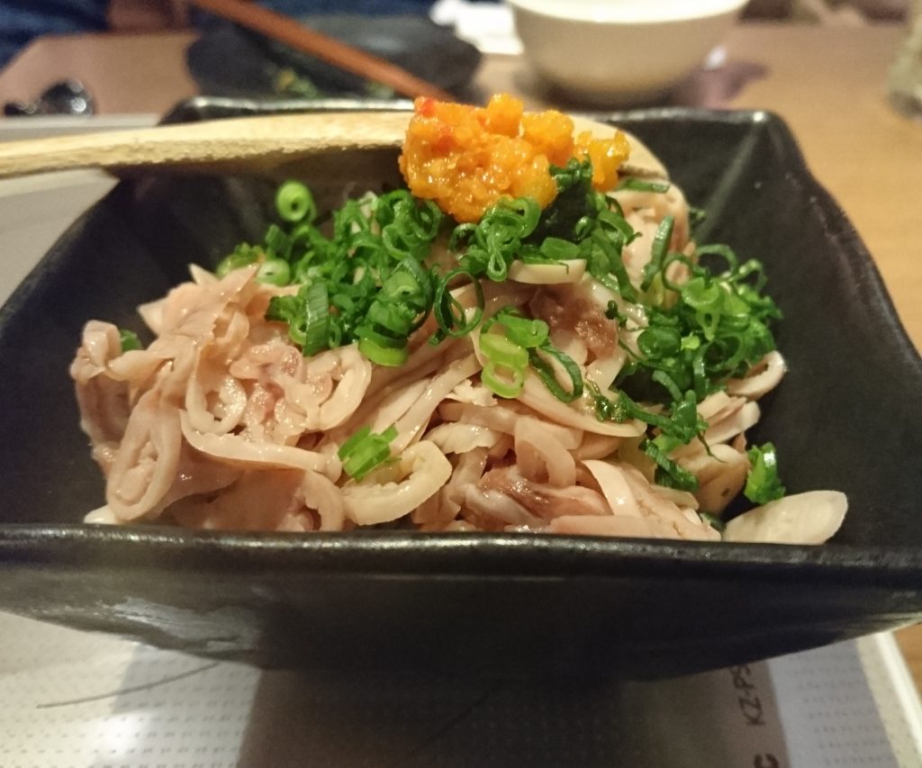 酢もつ 量は結構多め
